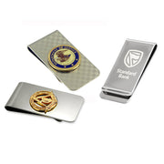 Architectural Money Clip on a clean neutral background