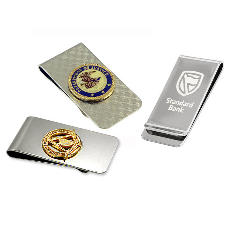 Architectural Money Clip on a clean neutral background