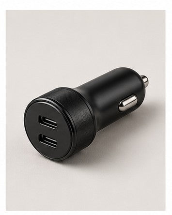RetractCharge Car Charger on a clean neutral background