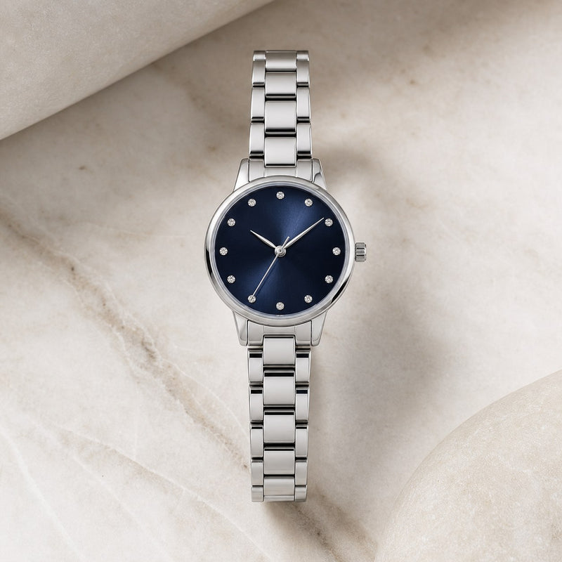 Dainty Zirconia Dress Watch on a clean neutral background
