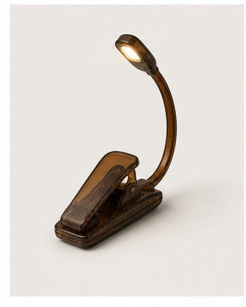 AmberPage Clip Light on a clean neutral background