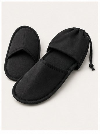 FoldAway Travel Slippers on a clean neutral background